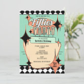 Invitation pour une soirée dans le style des année (Debout devant)