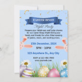 Invitation pour une soirée de Bingo de Pâques illu (Devant)