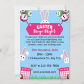 Invitation pour une soirée de Bingo de Pâques illu (Devant)