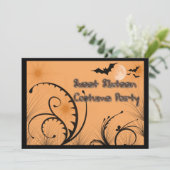 Invitation pour une soirée de costume d'Halloween (Debout devant)