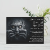 Invitation pour une soirée de costumes d'Halloween (Debout devant)