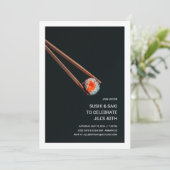 Invitation pour une soirée de dîner de sushi (Debout devant)