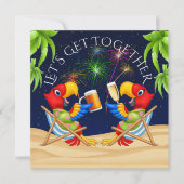 Invitation pour une Soirée de Feux d'Artifice (Devant)