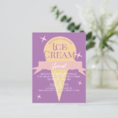  Invitation pour une Soirée de Glace Amusante Flye (Debout devant)