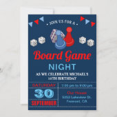 Invitation pour une soirée de jeux de société mode (Devant)