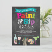 Invitation pour une soirée de peinture et de dégus (Debout devant)