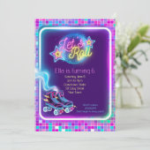 Invitation pour une soirée de skate lumineuse (Debout devant)