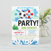 Invitation pour une soirée de soccer au bord de la (Debout devant)