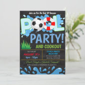Invitation pour une soirée de soccer au bord de la (Debout devant)
