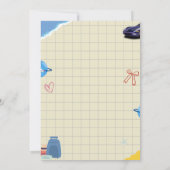 Invitation pour une soirée de tableau de vision cr (Dos)