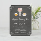 Invitation pour une soirée de thé de mariage sur t (Debout devant)