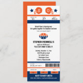 Invitation pour une soirée d'enterrement de vie de (Devant / Derrière)