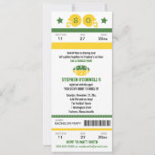 Invitation pour une soirée d'enterrement de vie de (Devant)