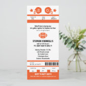 Invitation pour une soirée d'enterrement de vie de (Debout devant)