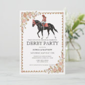Invitation pour une soirée Derby de course de chev (Debout devant)
