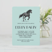 Invitation pour une soirée Derby de course de chev (Debout devant)