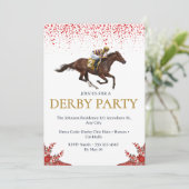 Invitation pour une soirée Derby de courses de che (Debout devant)