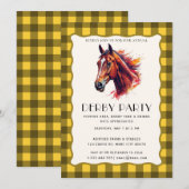 Invitation pour une Soirée Derby de Courses de Che (Devant / Derrière)
