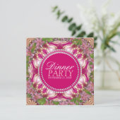 Invitation pour une soirée dinner dans le jardin d (Debout devant)