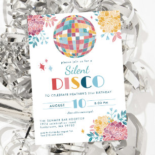 Invitation pour une soirée disco silencieuse sur l