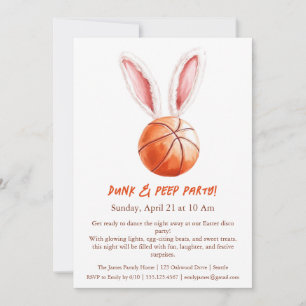 Invitation pour une soirée Dunk & Peep – Invitatio