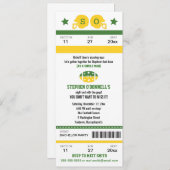 Invitation pour une soirée entre gars au football (Devant / Derrière)