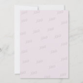 Invitation pour une soirée filles à la Saint-Valen (Dos)