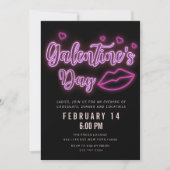 Invitation pour une soirée Galentine's Day aux lèv (Devant)