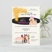 Invitation pour une soirée heureuse du jeudi pour (Debout devant)