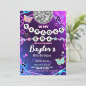 Invitation pour une soirée karaoke de mon ère (Debout devant)