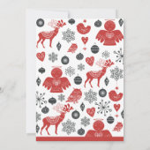 Invitation pour une soirée Pull Moche de Noël entr (Dos)