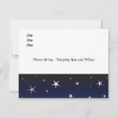 Invitation pour une soirée pyjama d'anniversaire d (Dos)
