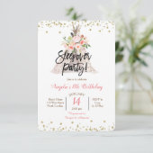 Invitation pour une soirée pyjama entre filles (Debout devant)