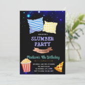 Invitation pour une soirée pyjama sous les étoiles (Debout devant)