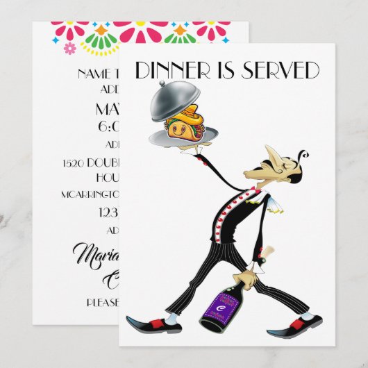 Invitation pour une Soirée / Rassemblement Unique  (Devant / Derrière)