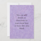 Invitation pour une Soirée Spa pour Jeunes Filles (Dos)