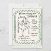 Invitation pour une soirée surprise Chut! (Devant)