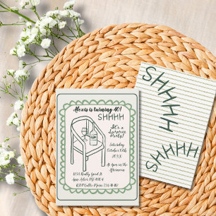 Invitation pour une soirée surprise Chut!