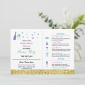 Invitation pourpre d'or de coeur itinéraire de (Debout devant)