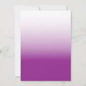 Invitation Pourpre | Graduation Photo Grad Graduate Party (Dos)