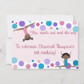 Invitation Pourpre, Teal et roses d'invitation de partie de (Devant)