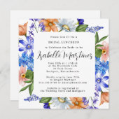 Invitation Poussée poupée rose violet poupée nuptiale Douche (Devant / Derrière)