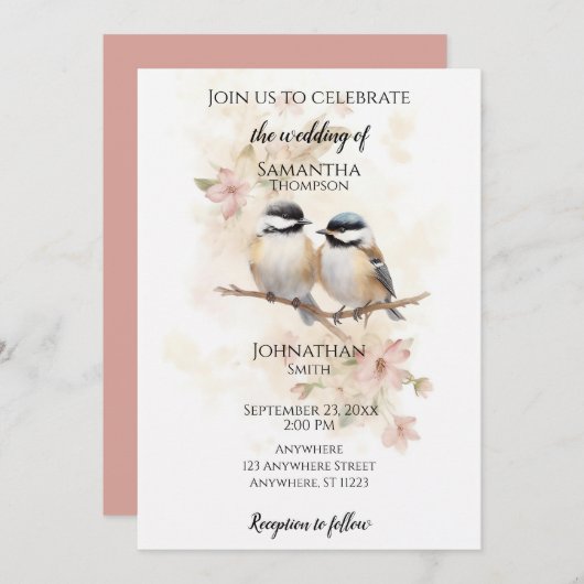 Invitation Poussés (Devant / Derrière)