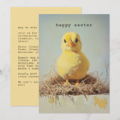 Invitation Poussette grincheuse dans le nid (Devant / Derrière)