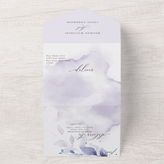 Invitation poussiéreuse prune violette feuillage t (Dehors)