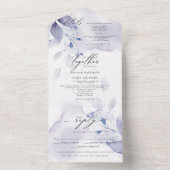 Invitation poussiéreuse prune violette feuillage t (À l'intérieur)