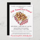 Invitation Poutine Québec Canada Festival canadien des alimen (Devant / Derrière)