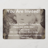Invitation Pouvez-vous croire que vous avez 60 ans ? Collage (Dos)