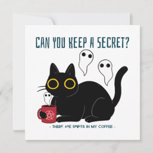 Invitation "Pouvez-Vous Garder Un Secret Il Y A Des Esprits D