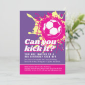 Invitation Pouvez-vous le lancer à la fête d'anniversaire de  (Debout devant)